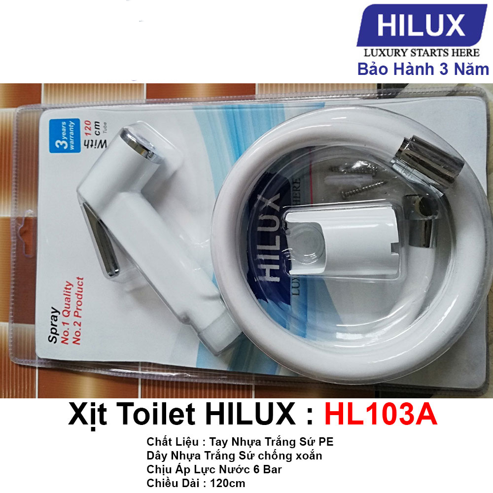 Xịt HiLux HL103A (nhựa trắng sứ PE)
