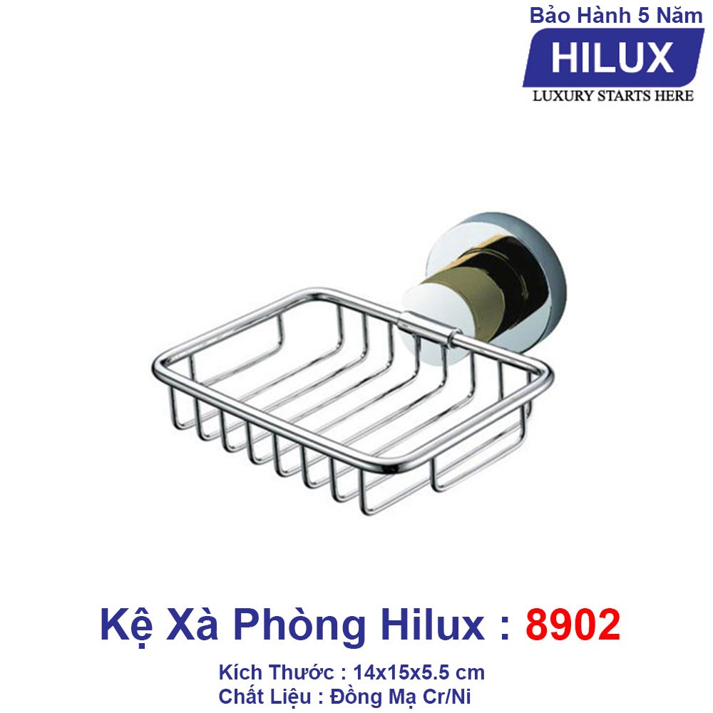 Khay xà phòng Hilux HL8902 đồng mạ vàng